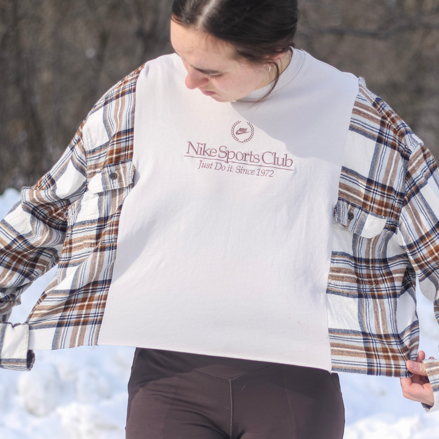 Nike Sports Club Flannel T-Shirt