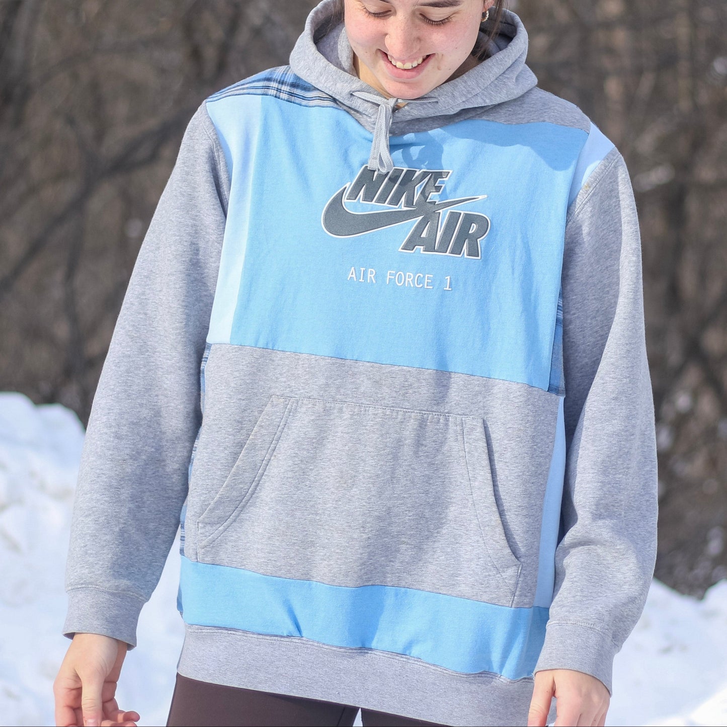 Patchwork Nike Air Force Hoodie