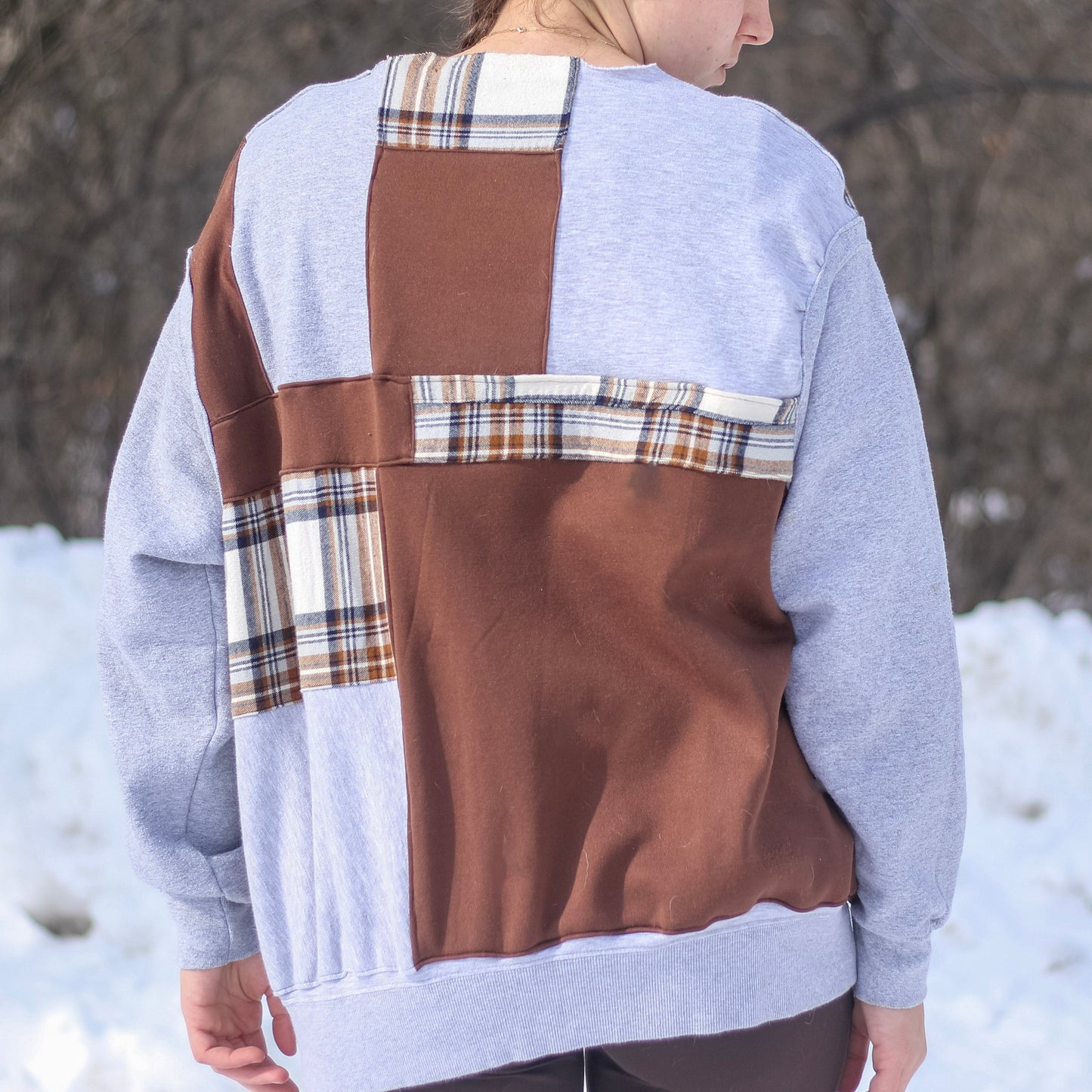 Patchwork Nike Butterfly Crewneck