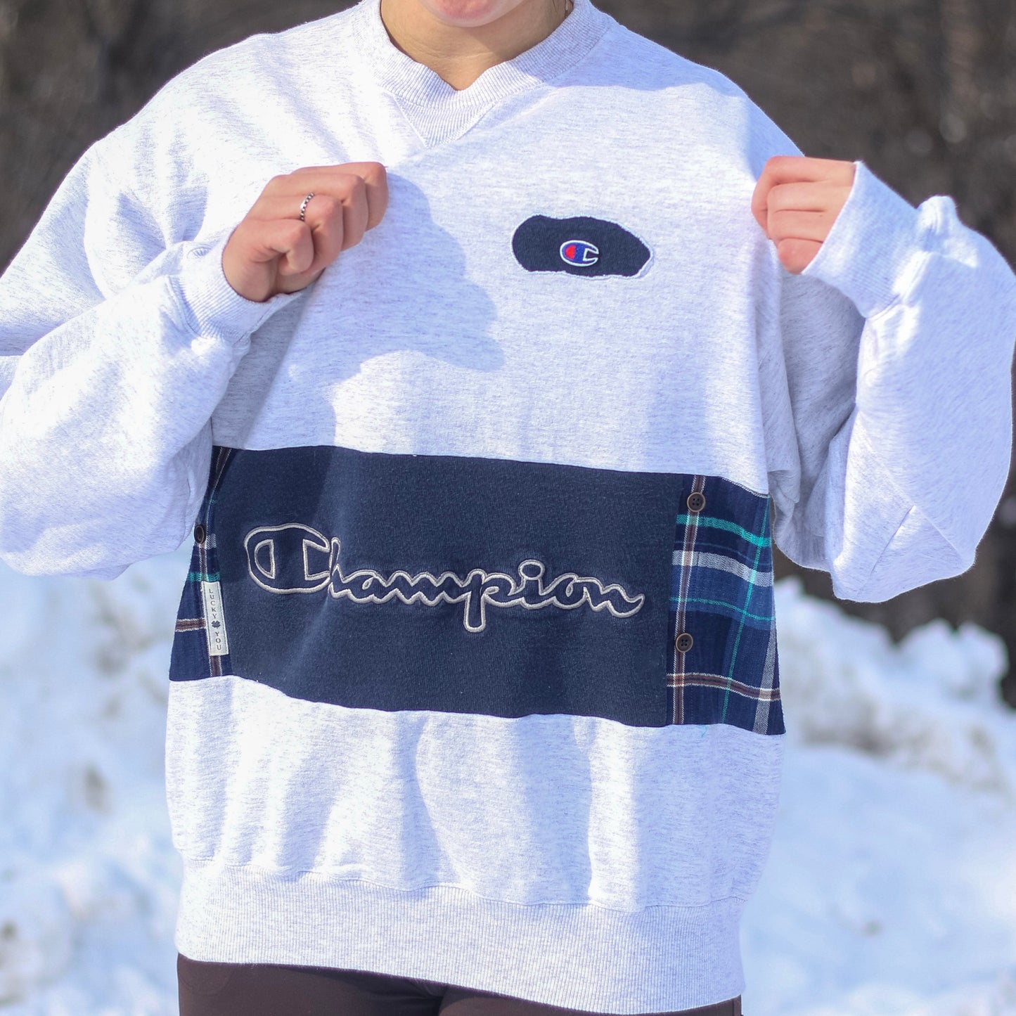 Reworked Champion Crewneck