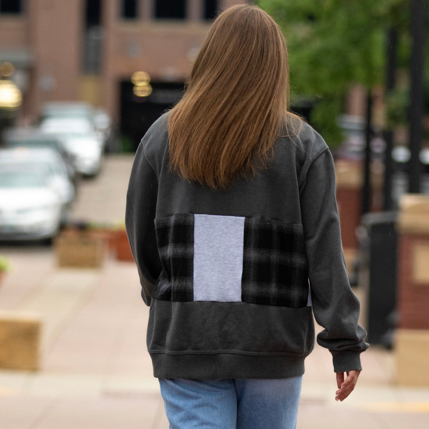 Reworked Carhartt North Face Crewneck