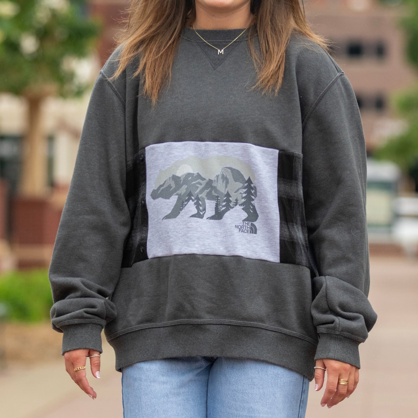 Reworked Carhartt North Face Crewneck