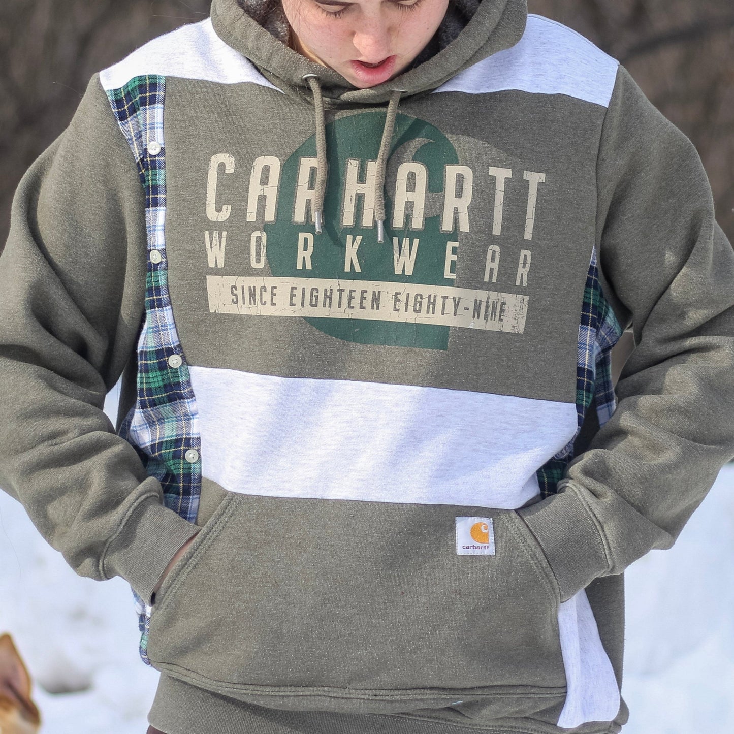 Patchwork Carhartt Workwear Hoodie
