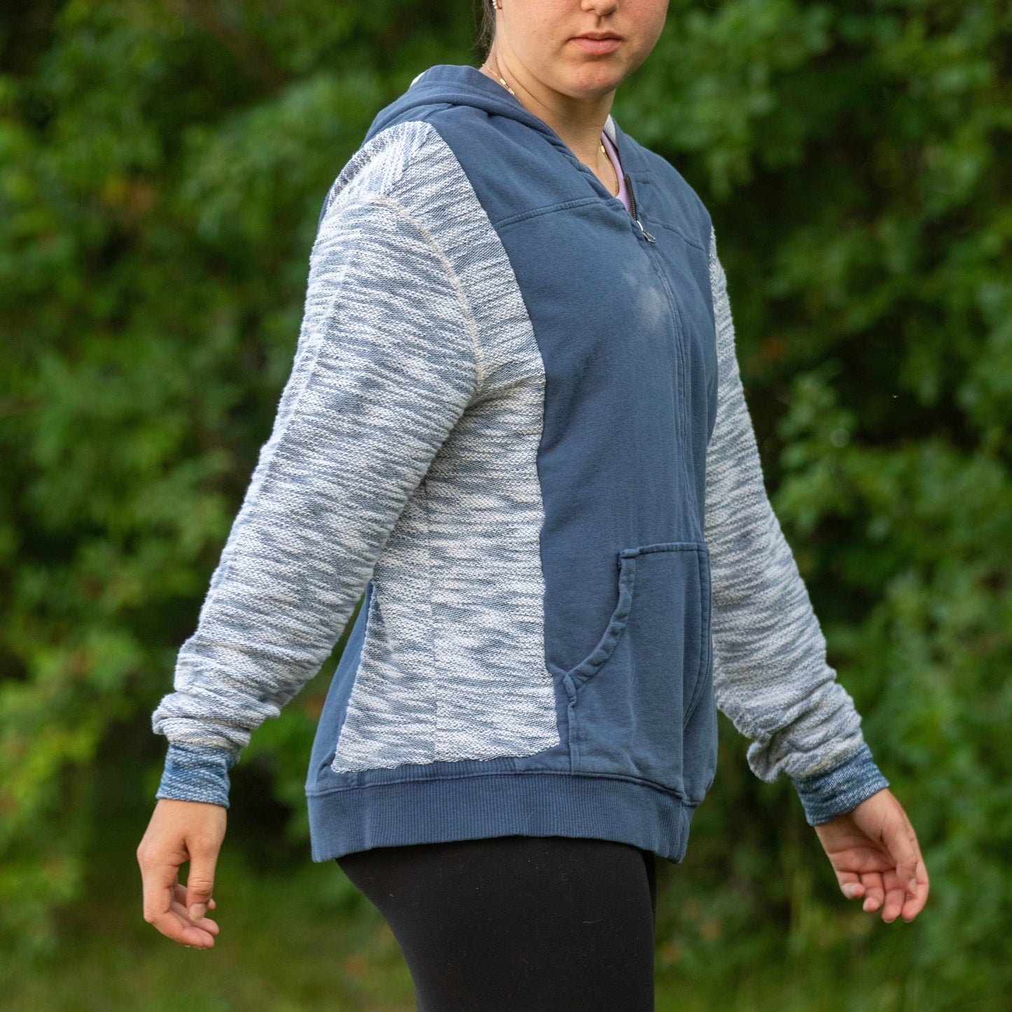 Reworked Full Zipped Sweatshirt
