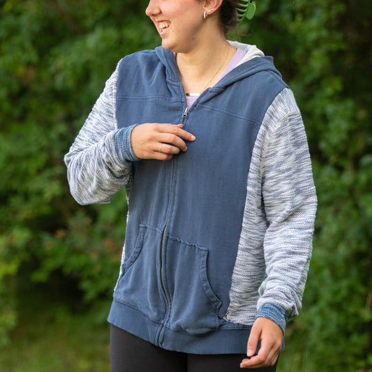 Reworked Full Zipped Sweatshirt