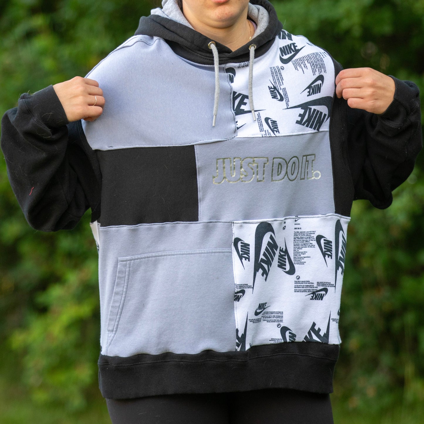 Patchwork Just Do It Nike Hoodie