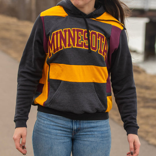 Patchwork Minnesota Gopher Hoodie