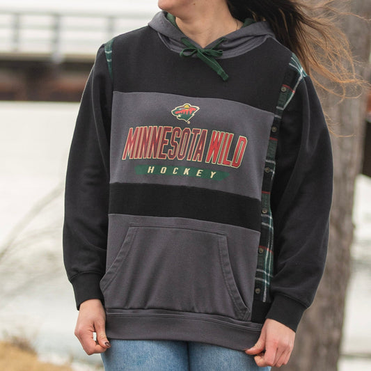 Patchwork Minnesota Wild Hoodie