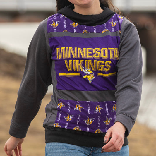 Patchwork Vikings Reworked Hoodie